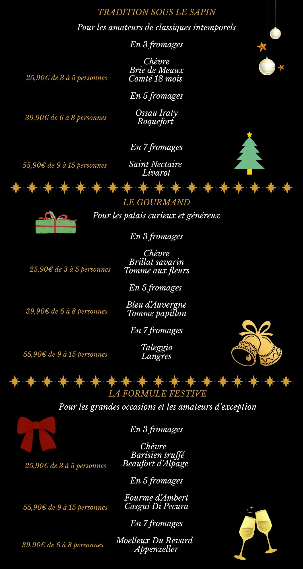 Plateaux de Noël